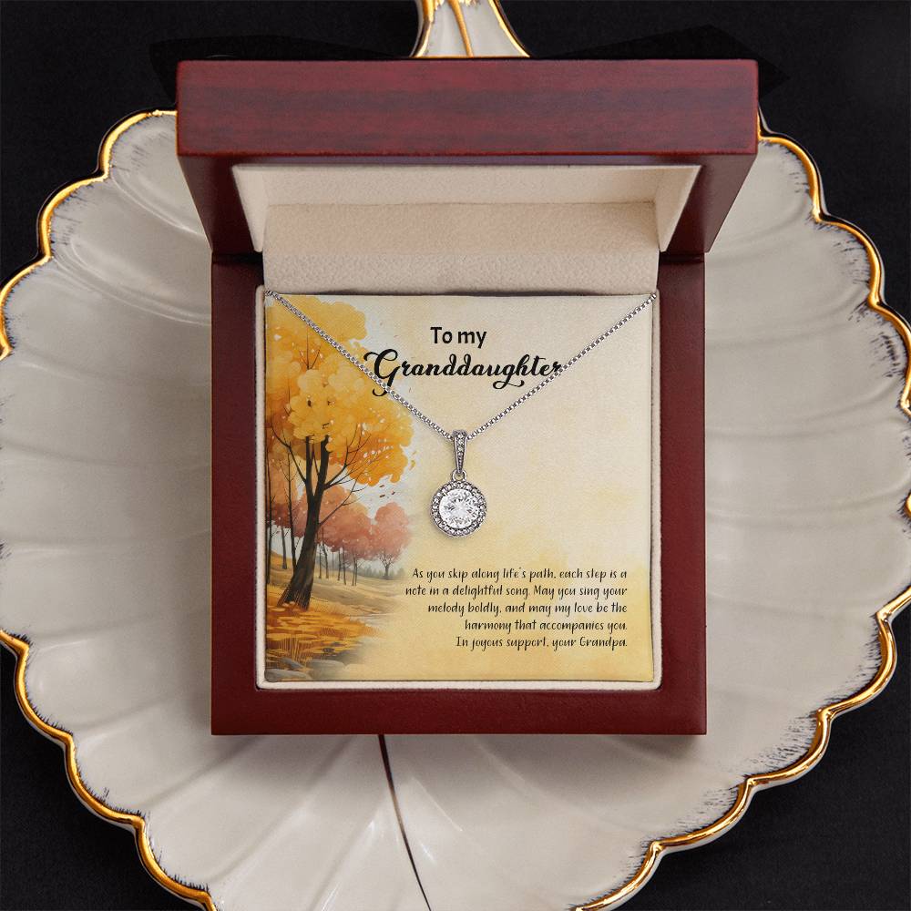 4041d Eternal Hope Necklace, Gift to my Granddaughter with Beautiful Message Card