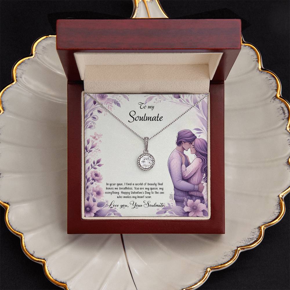 Valentine-st25b Eternal Hope Necklace, Gift to my Soulmate with Beautiful Message Card