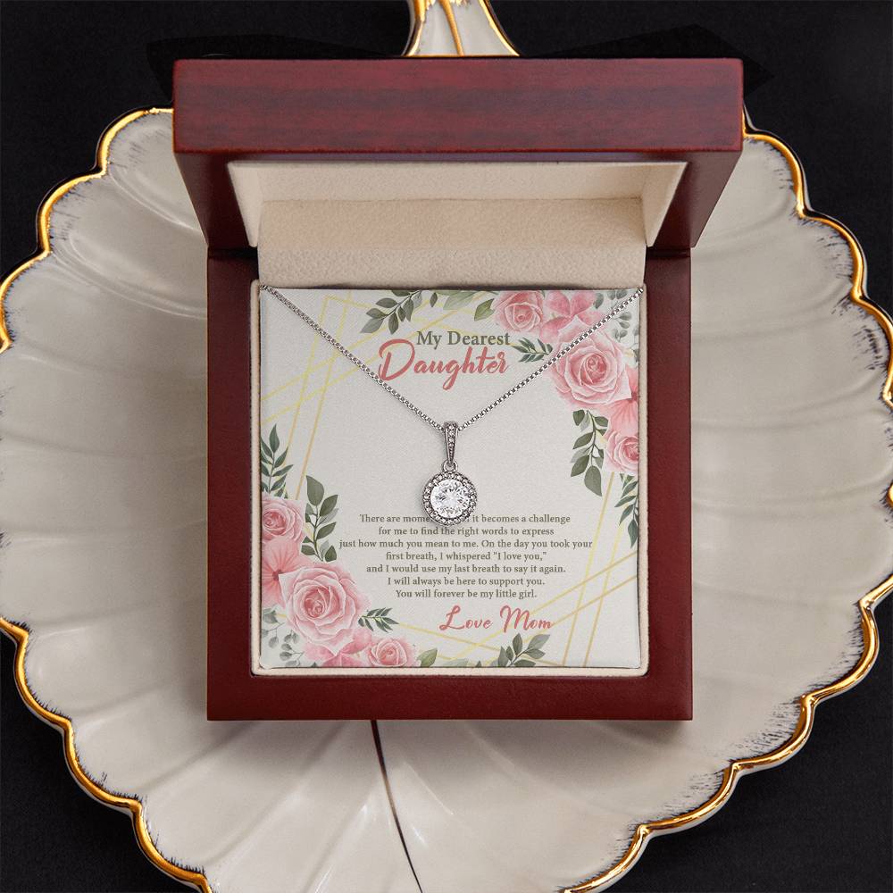 4021b Eternal Hope Necklace, Gift to my Daughter with Beautiful Message Card