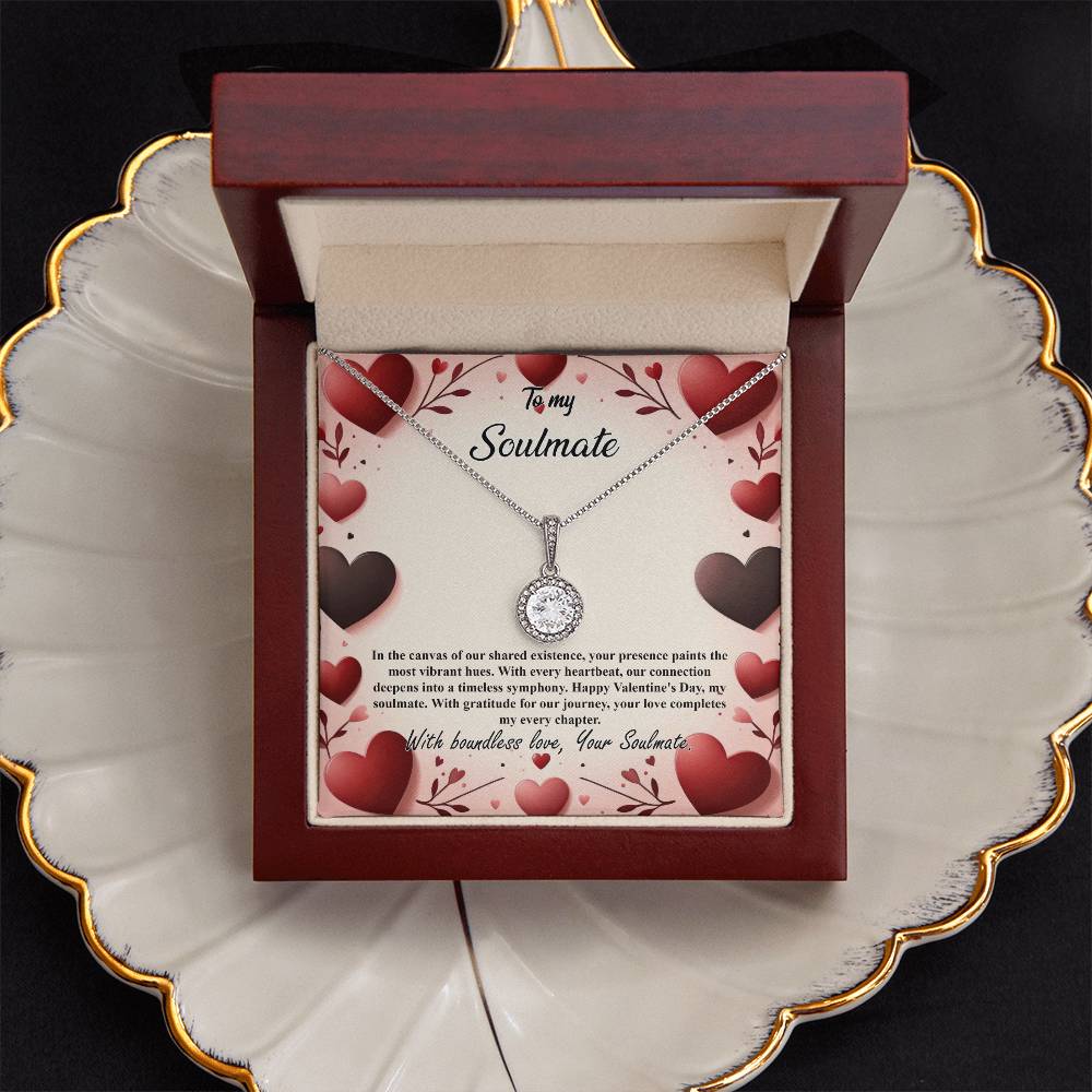 Valentine-st7b Eternal Hope Necklace, Gift to my Soulmate with Beautiful Message Card