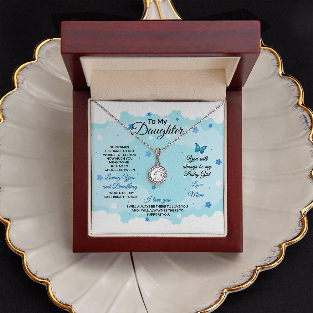 4019a Eternal Hope Necklace, Gift to my Daughter with Beautiful Message Card