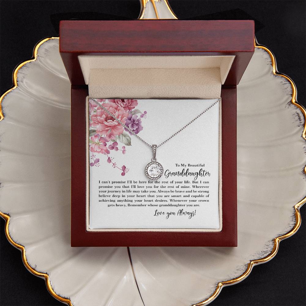 4027c Eternal Hope Necklace, Gift to my Granddaughter with Beautiful Message Card