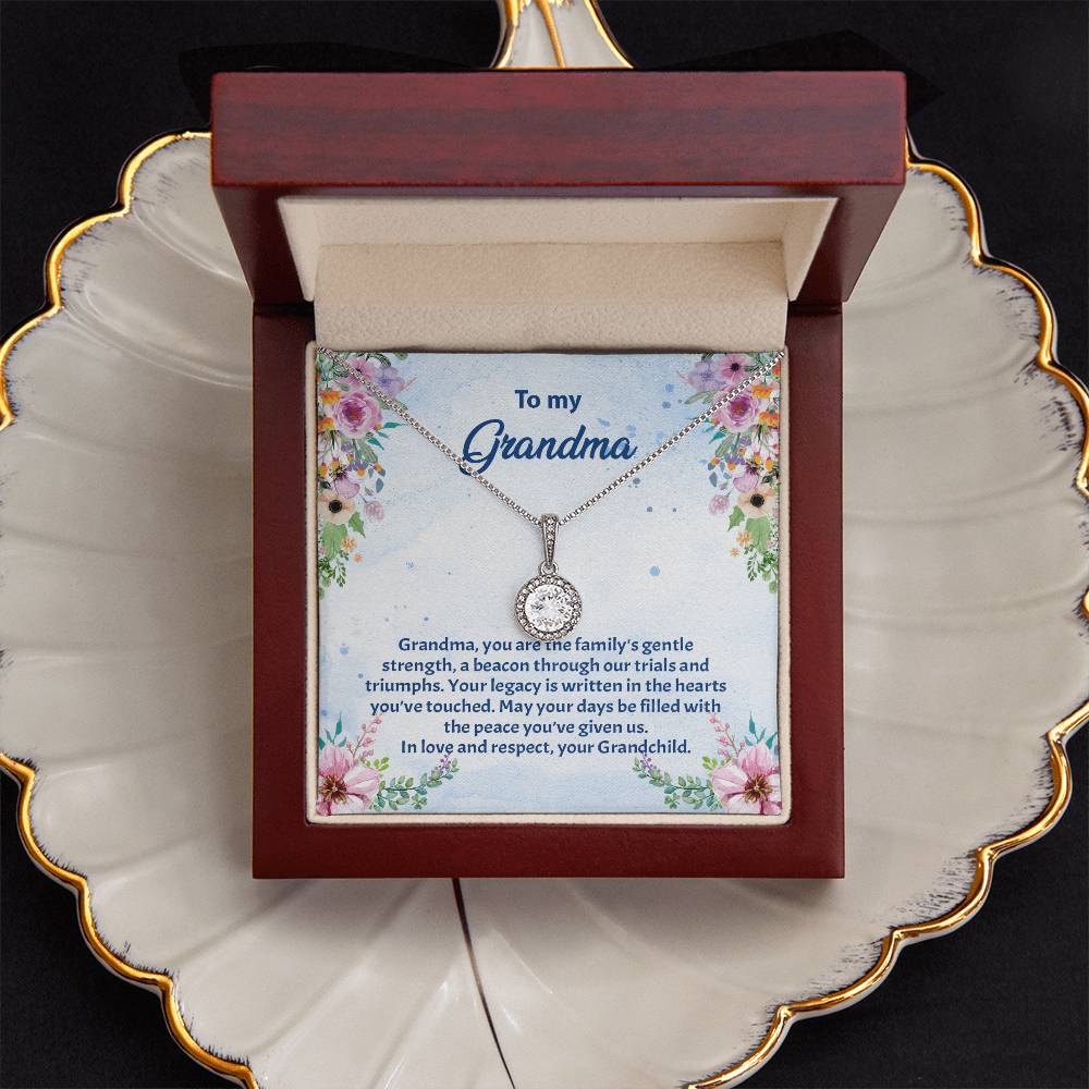 4038b Eternal Hope Necklace, Gift to my Grandma with Beautiful Message Card