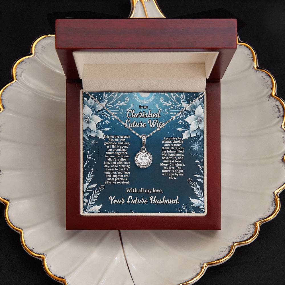 4046b Eternal Hope Necklace, Gift to my Future Wife with Beautiful Message Card