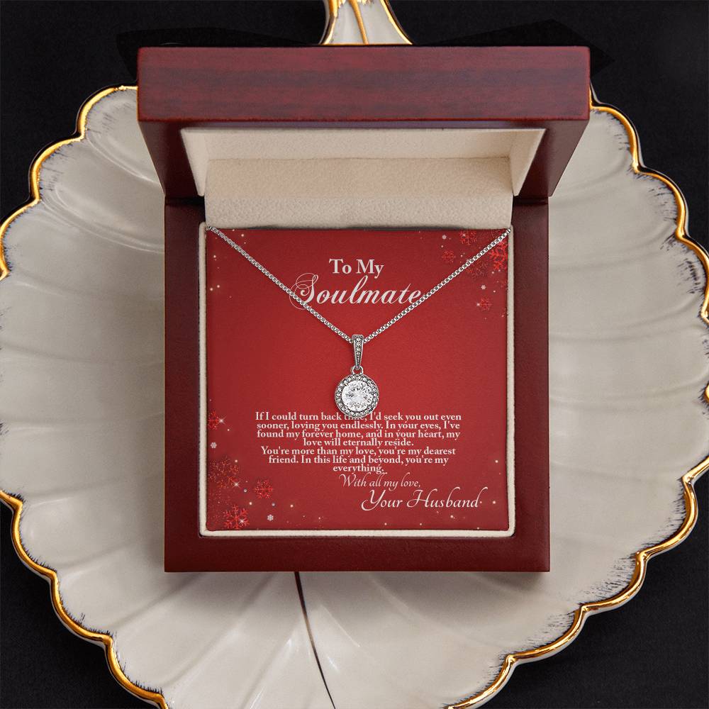 4005a Eternal Hope Necklace, Gift to My Soulmate with Beautiful Message Card