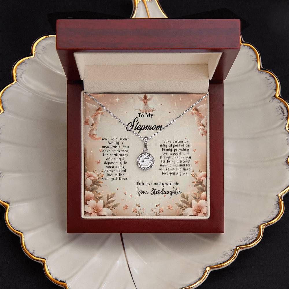 4052b Eternal Hope Necklace, Gift to my Stepmom with Beautiful Message Card