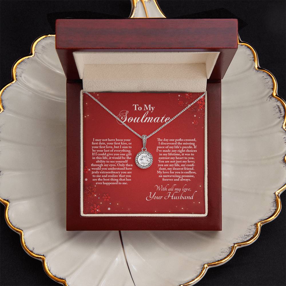 4005b Eternal Hope Necklace, Gift to My Soulmate with Beautiful Message Card