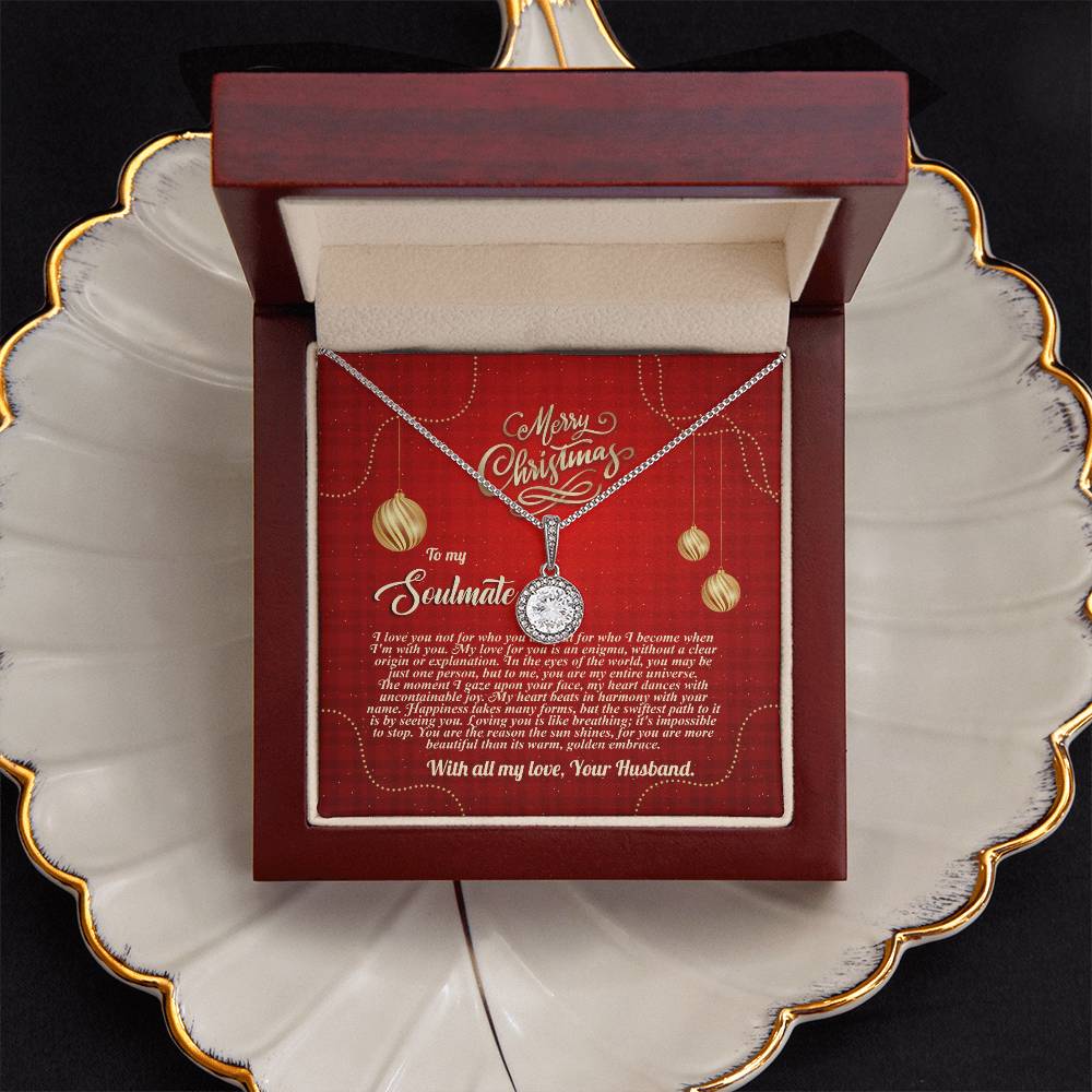 94096c Eternal Hope Necklace, Gift to My Soulmate with Beautiful Message Card