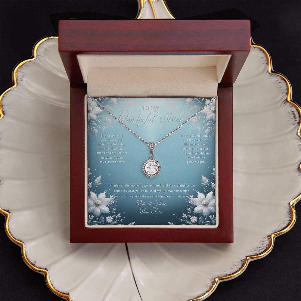 95313a Eternal Hope Necklace, Gift to my Sister with Beautiful Message Card