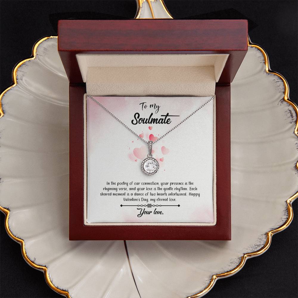 valentine-12b Eternal Hope Necklace, Gift to my Soulmate with Beautiful Message Card