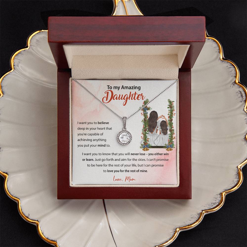 94683c Eternal Hope Necklace, Gift to my Daughter with Beautiful Message Card