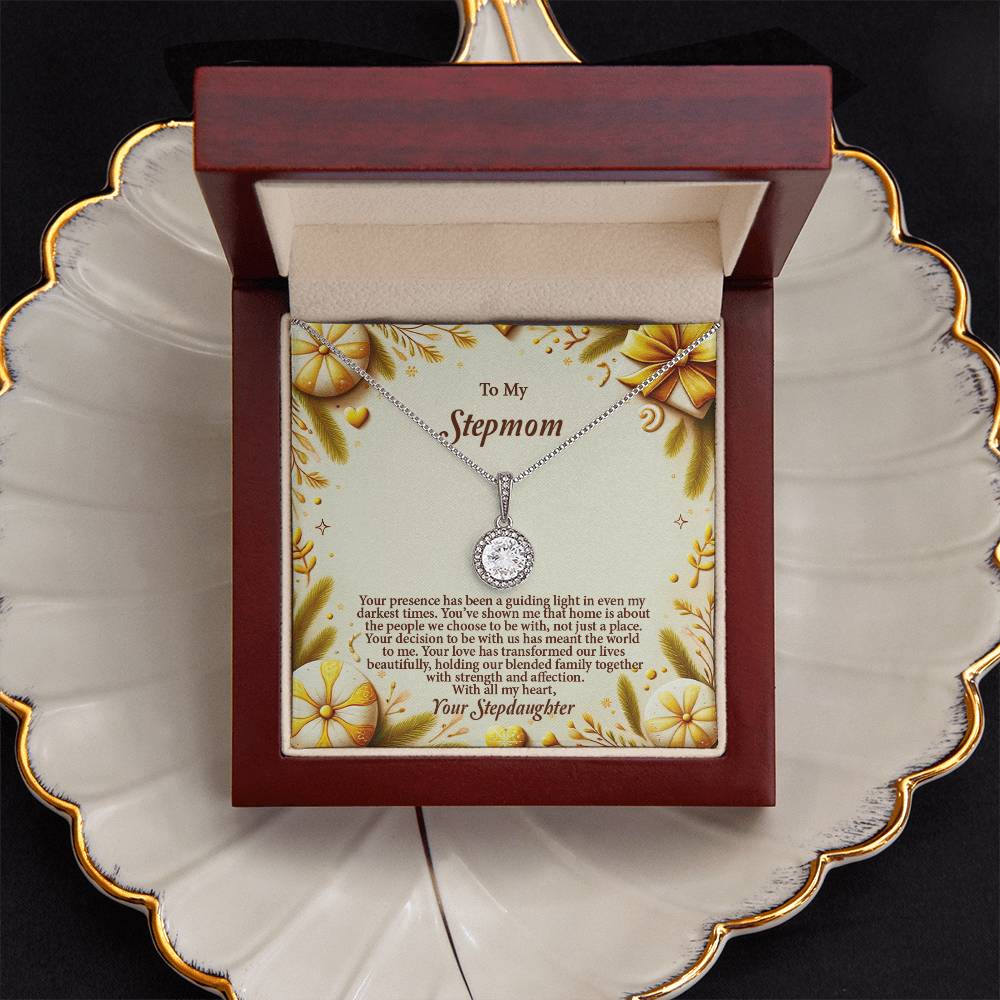 4056c Eternal Hope Necklace, Gift to my Stepmom with Beautiful Message Card