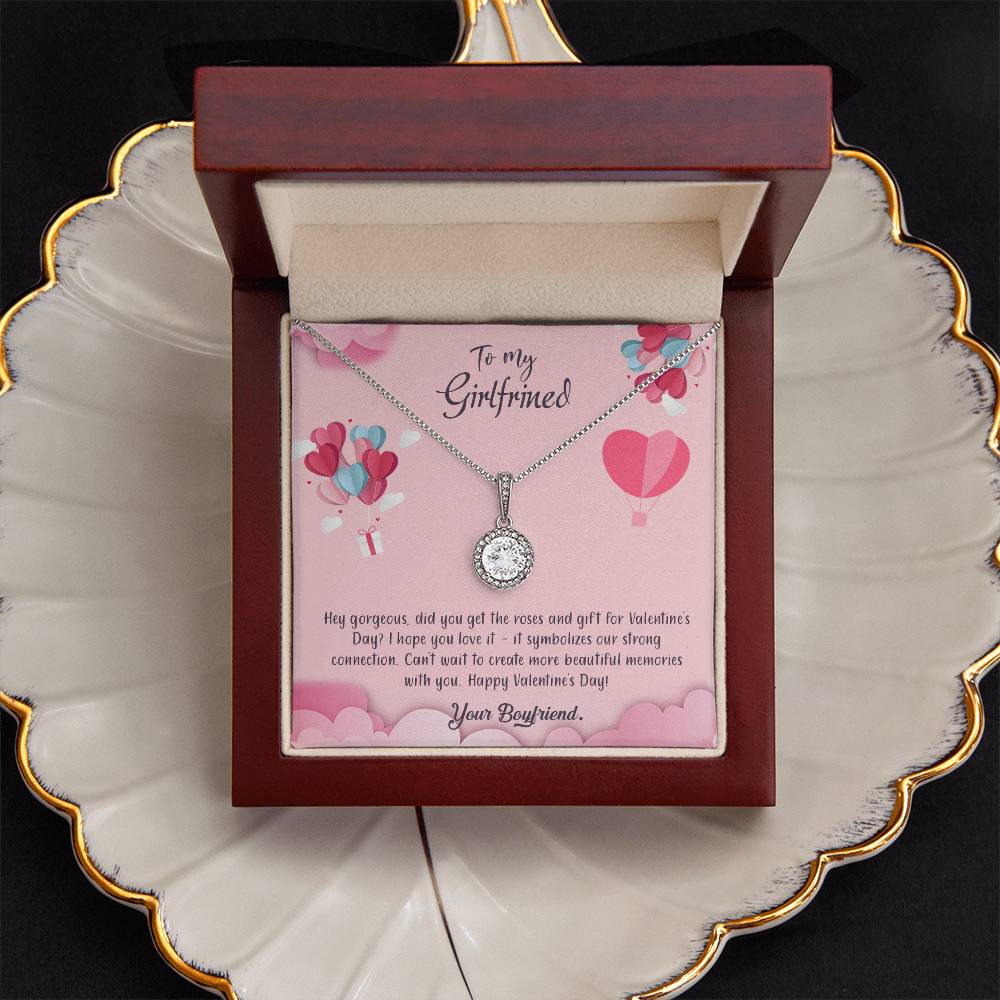 valentine-28c Eternal Hope Necklace, Gift to my Girlfriend with Beautiful Message Card