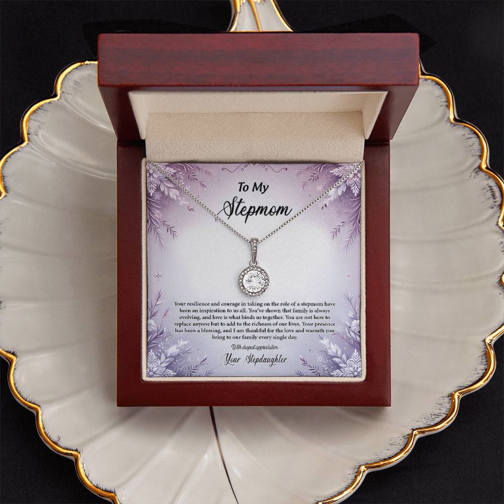 4054b Eternal Hope Necklace, Gift to my Stepmom with Beautiful Message Card