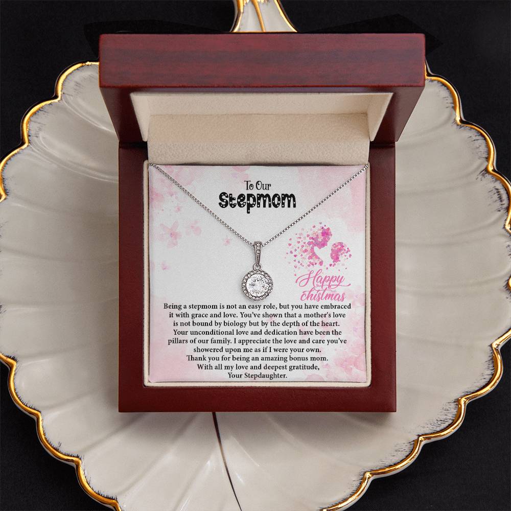 4020 a Eternal Hope Necklace, Gift to my Stepmom with Beautiful Message Card