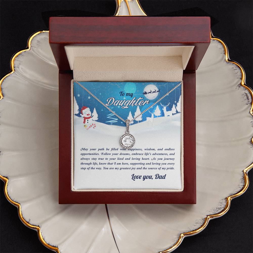 4008a Eternal Hope Necklace, Gift to my Daughter with Beautiful Message Card