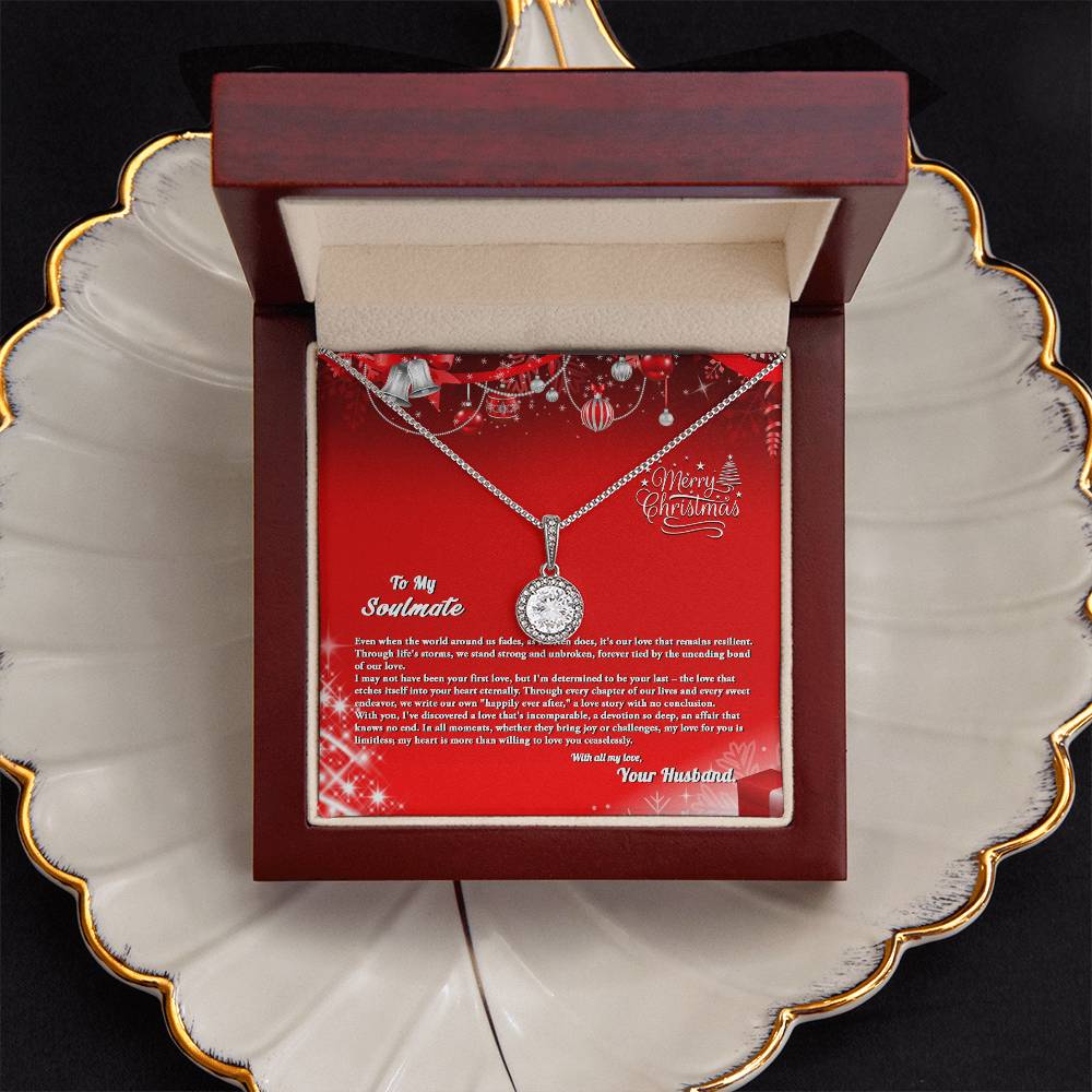 4007b Eternal Hope Necklace, Gift to My Soulmate with Beautiful Message Card