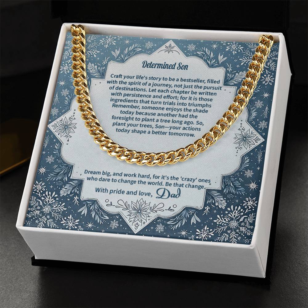 Cuban Link Chain, Gift for your SON