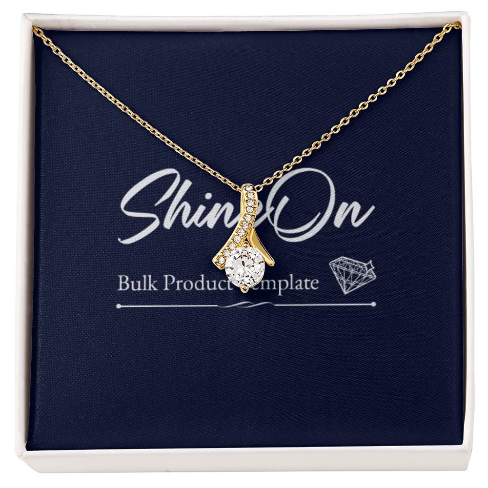 Alluring Beauty Necklace, Gift to my Soulmate with Message Card