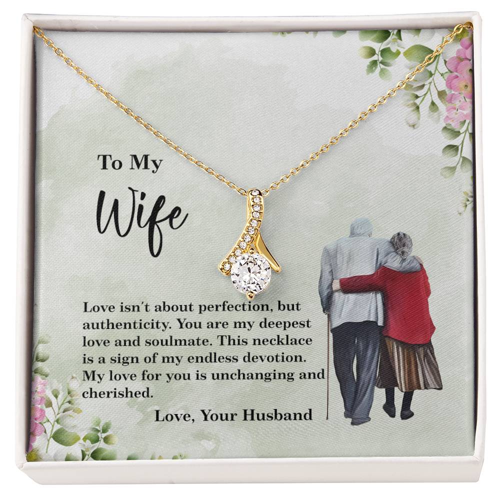 4028b Alluring Beauty Necklace,  Gift to my Wife with very nice Message Card
