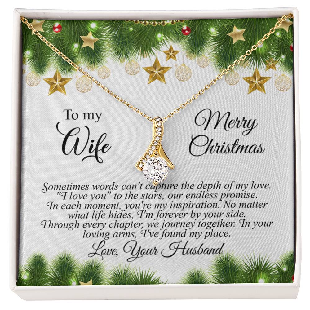 4004c Alluring Beauty Necklace,  Gift to my Wife with very nice Message Card