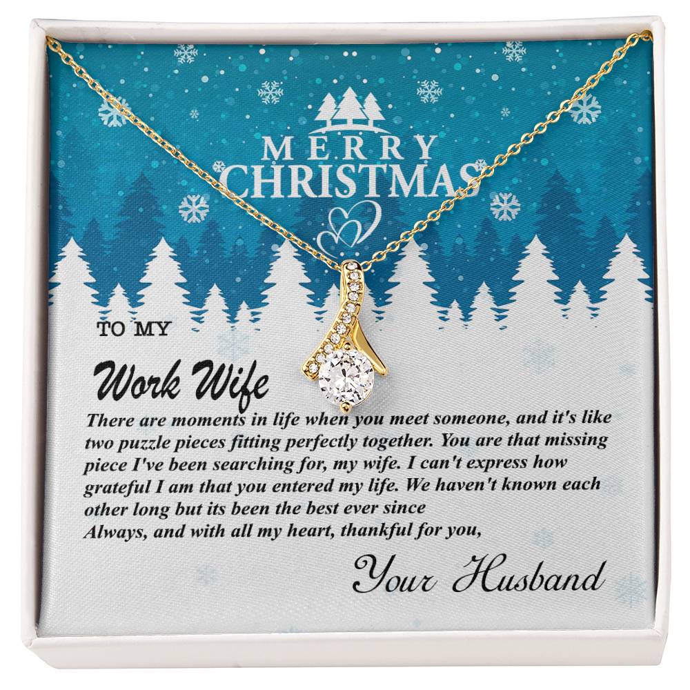 4010b Alluring Beauty Necklace,  Gift to my Wife with very nice Message Card