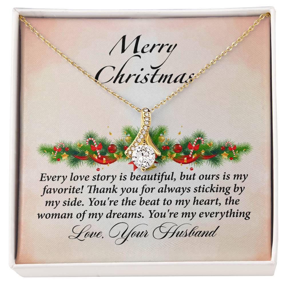 4009 Alluring Beauty Necklace, Gift to my Soulmate with Message Card