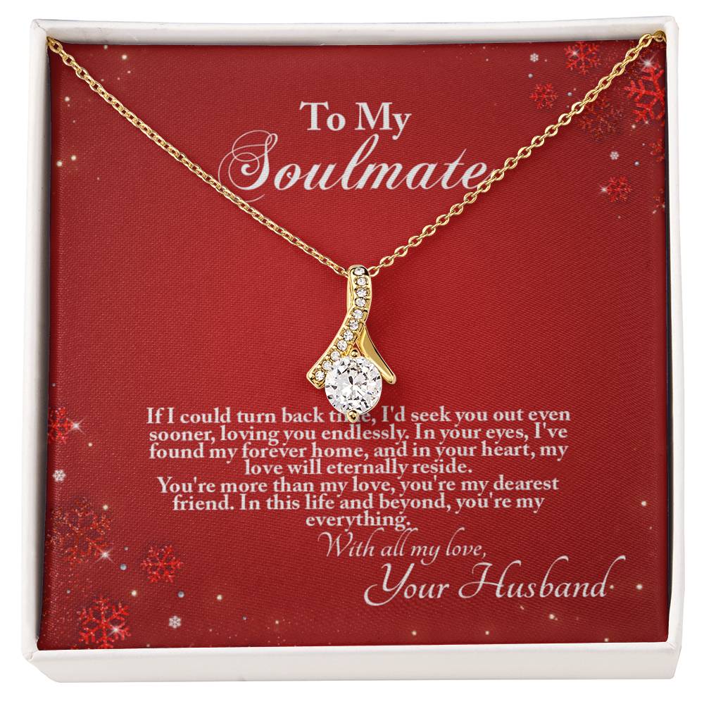 4005a Alluring Beauty Necklace, Gift to my Soulmate with Message Card