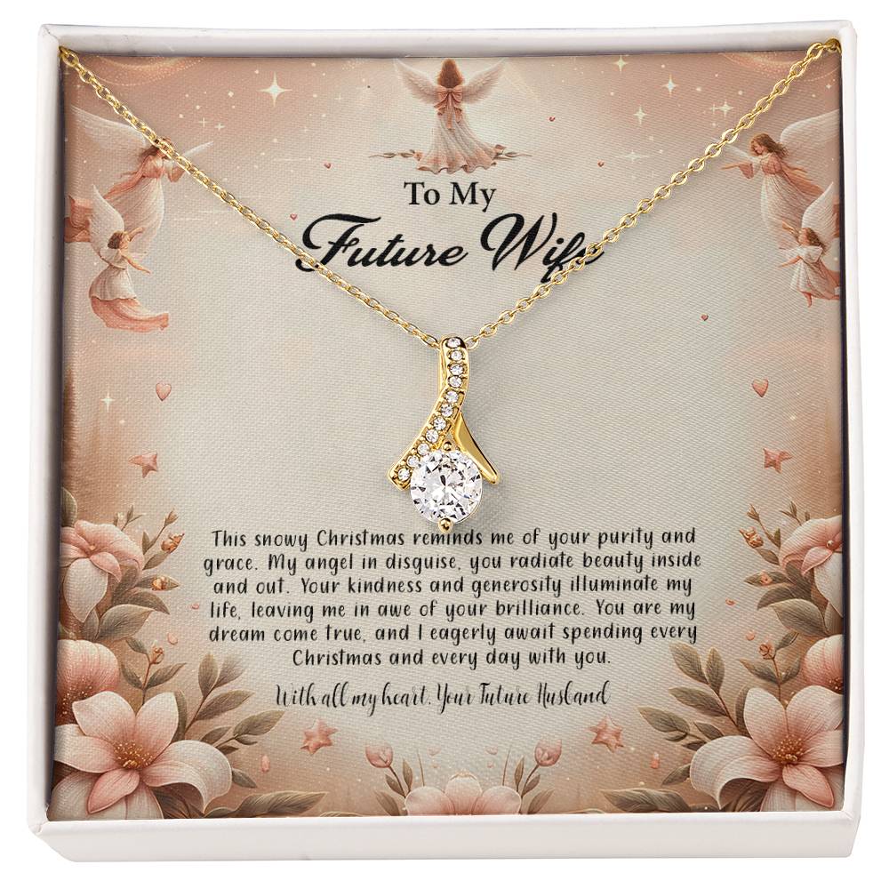 4052e Alluring Beauty Necklace, Gift to my Future Wife with Beautiful Message Card