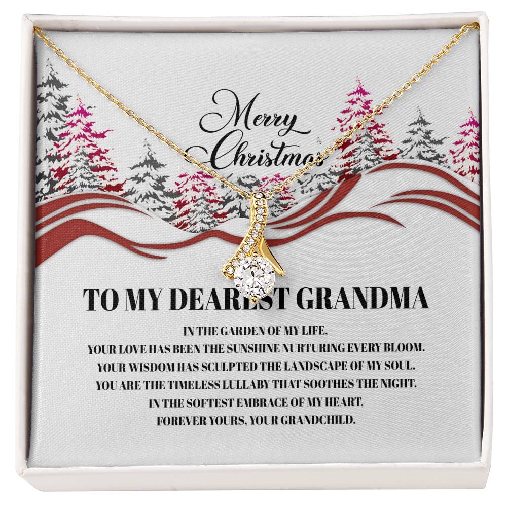 4016b Alluring Beauty Necklace, Gift to my Grandma with Beautiful Message Card