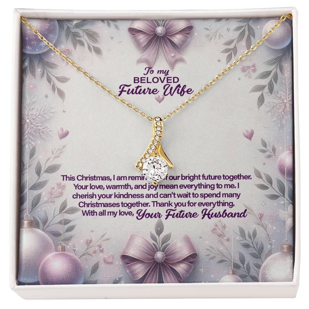 4053c Alluring Beauty Necklace, Gift to my Future Wife with Beautiful Message Card