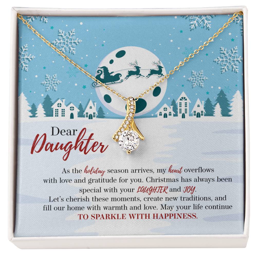 94386 Alluring Beauty Necklace, Gift to My Daughter with Beautiful Message Card