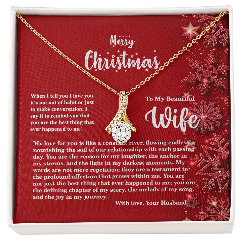 4013b Alluring Beauty Necklace,  Gift to my Wife with very nice Message Card