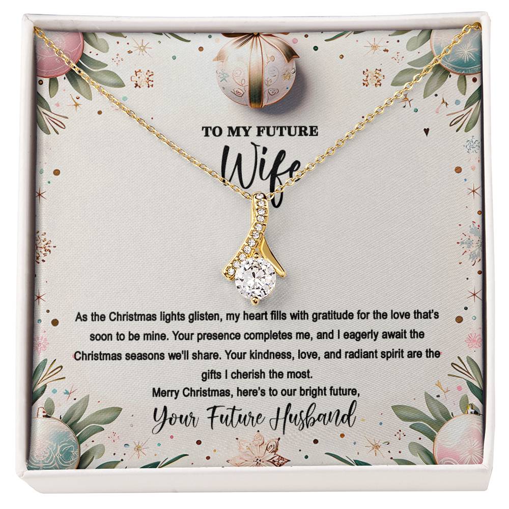 4048(d) Alluring Beauty Necklace, Gift to my Future Wife with Beautiful Message Card