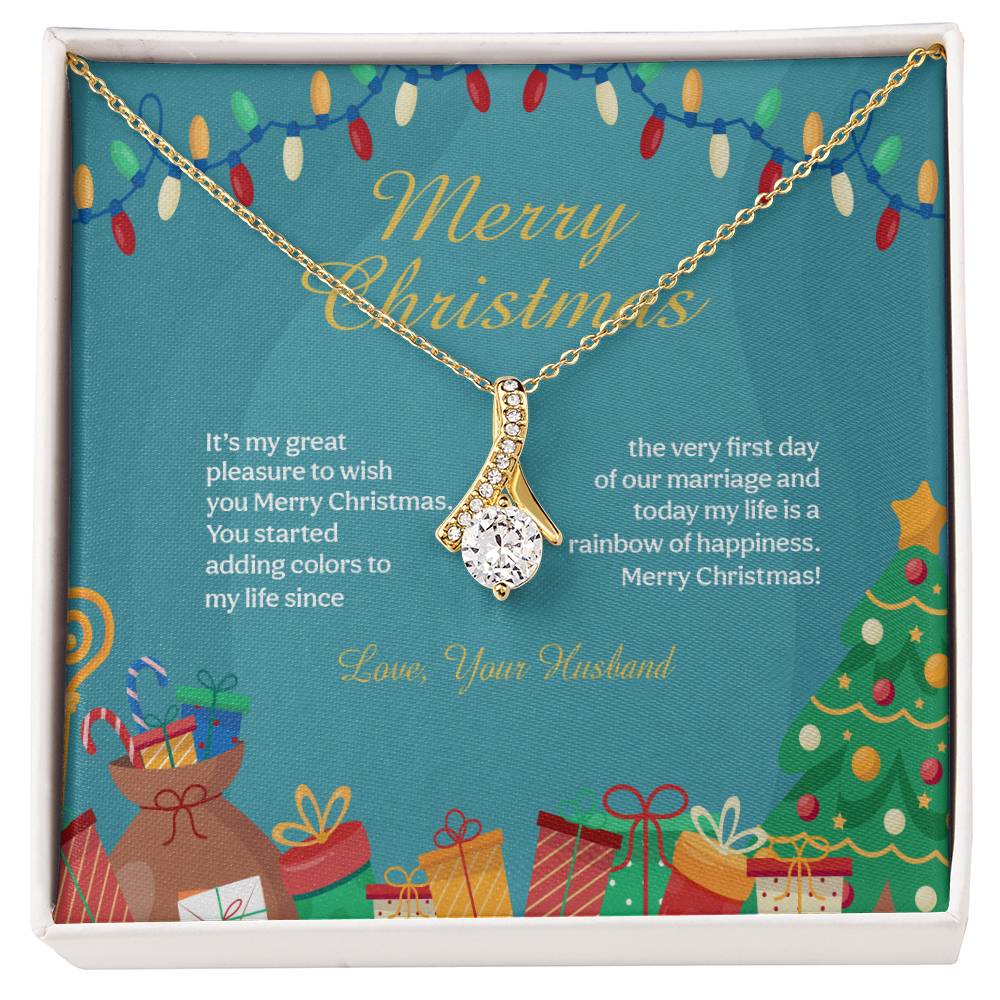 94097 Alluring Beauty Necklace,  Gift to my Wife with very nice Message Card