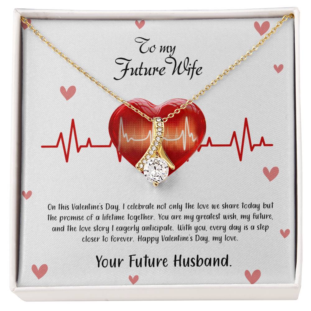 valentine-33d Alluring Beauty Necklace, Gift to my Future Wife with Beautiful Message Card