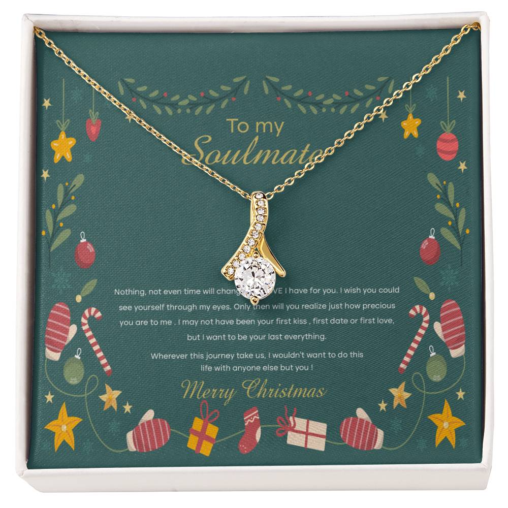 94098 Alluring Beauty Necklace, Gift to my Soulmate with Message Card