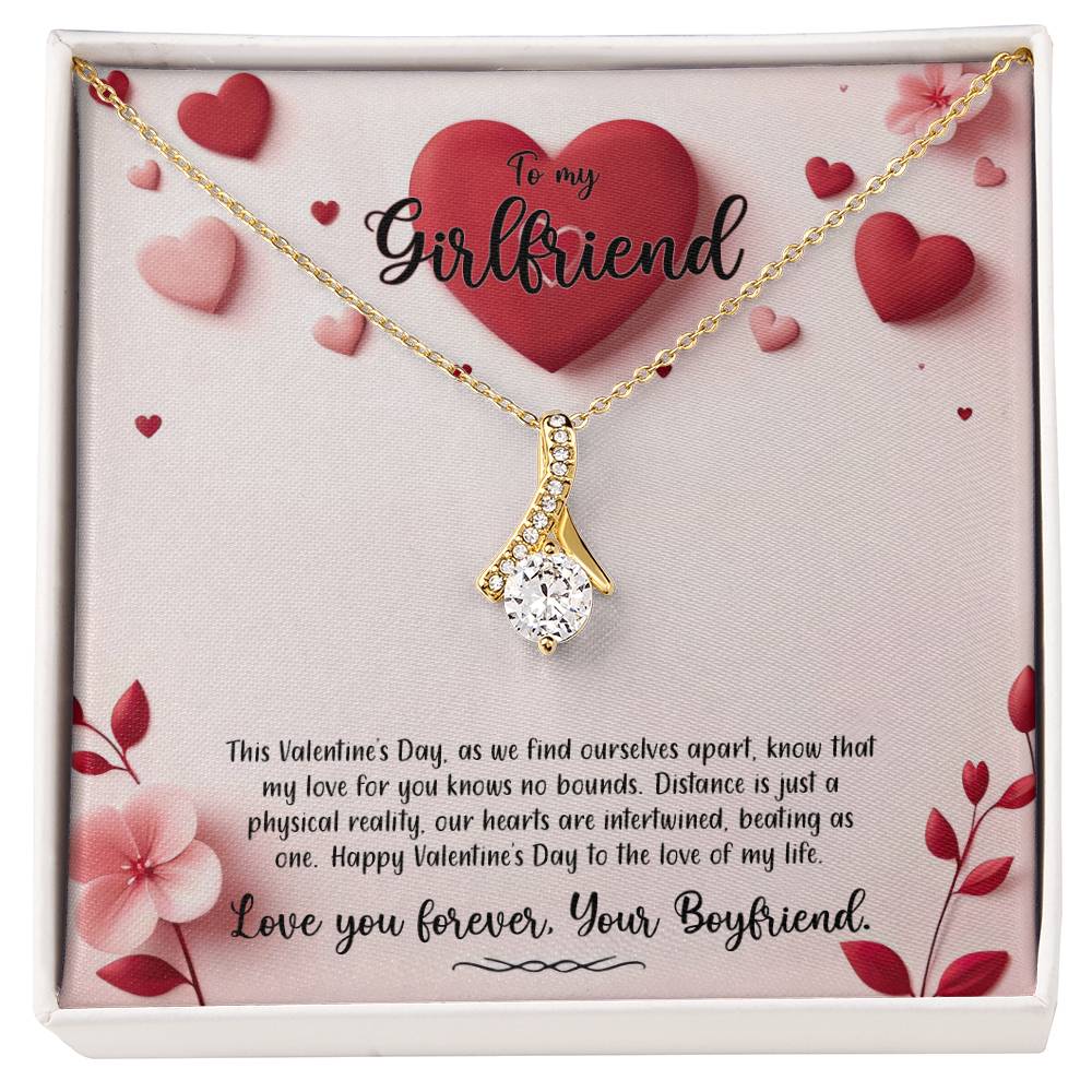 Valentine-st6c Alluring Beauty Necklace, Gift to my Girlfriend with Beautiful Message Card