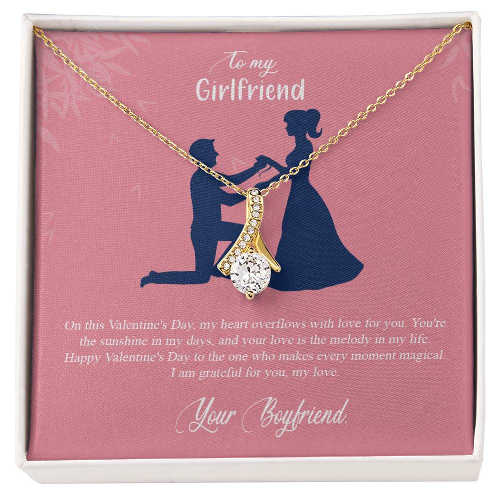 valentine-2c Alluring Beauty Necklace, Gift to my Girlfriend with Beautiful Message Card