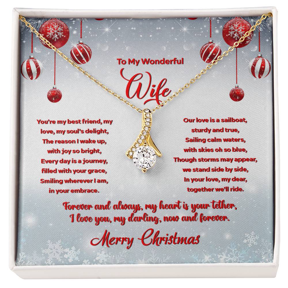 4012c Alluring Beauty Necklace,  Gift to my Wife with very nice Message Card