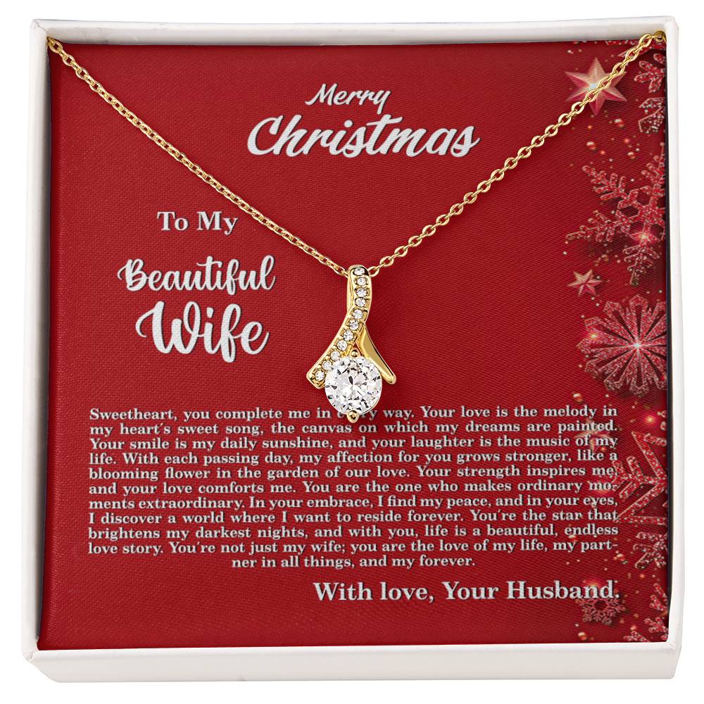 4013c Alluring Beauty Necklace,  Gift to my Wife with very nice Message Card