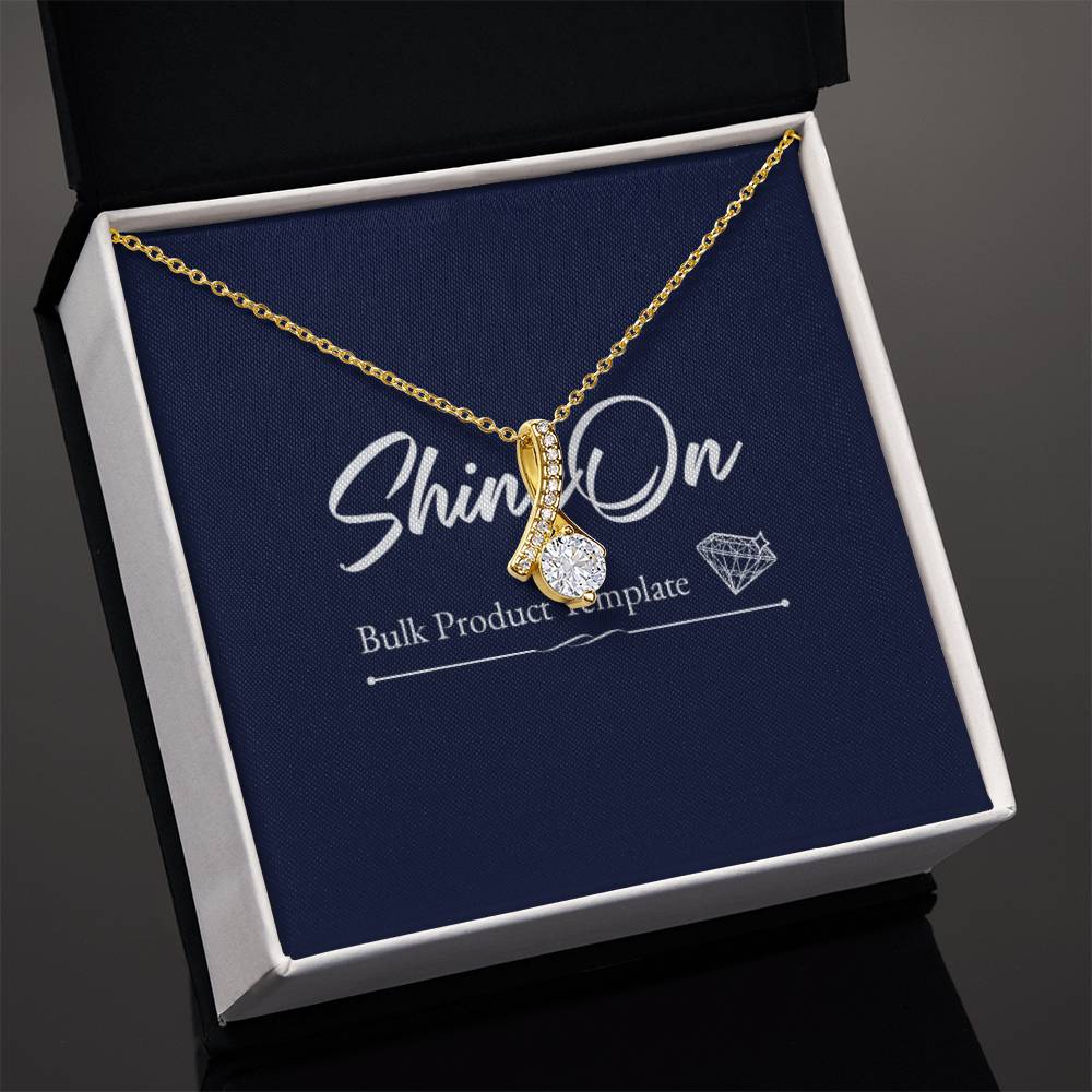 Alluring Beauty Necklace, Gift to my Soulmate with Message Card