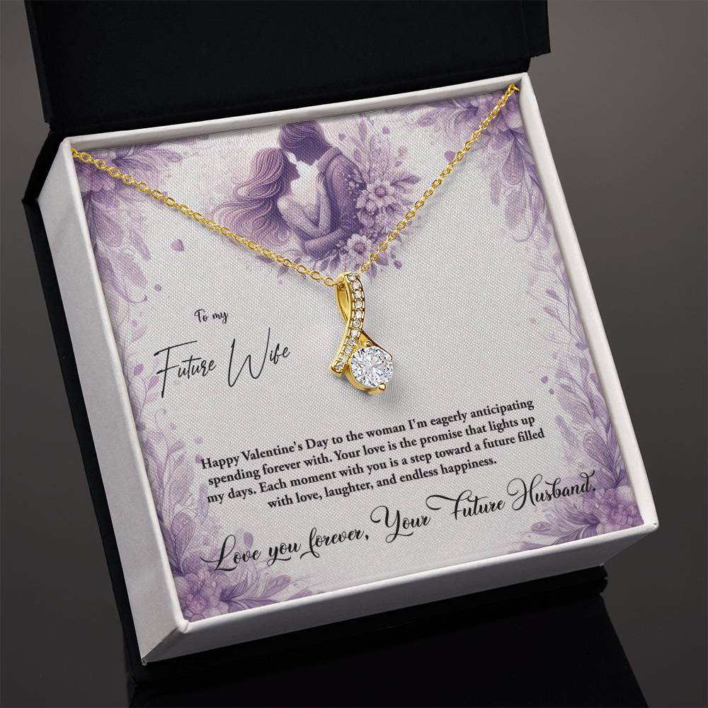 Valentine-st10d Alluring Beauty Necklace, Gift to my Future Wife with Beautiful Message Card