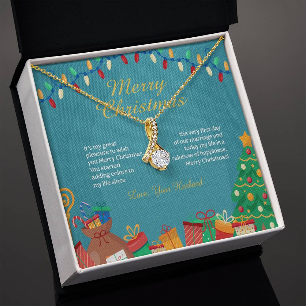 94097 Alluring Beauty Necklace,  Gift to my Wife with very nice Message Card