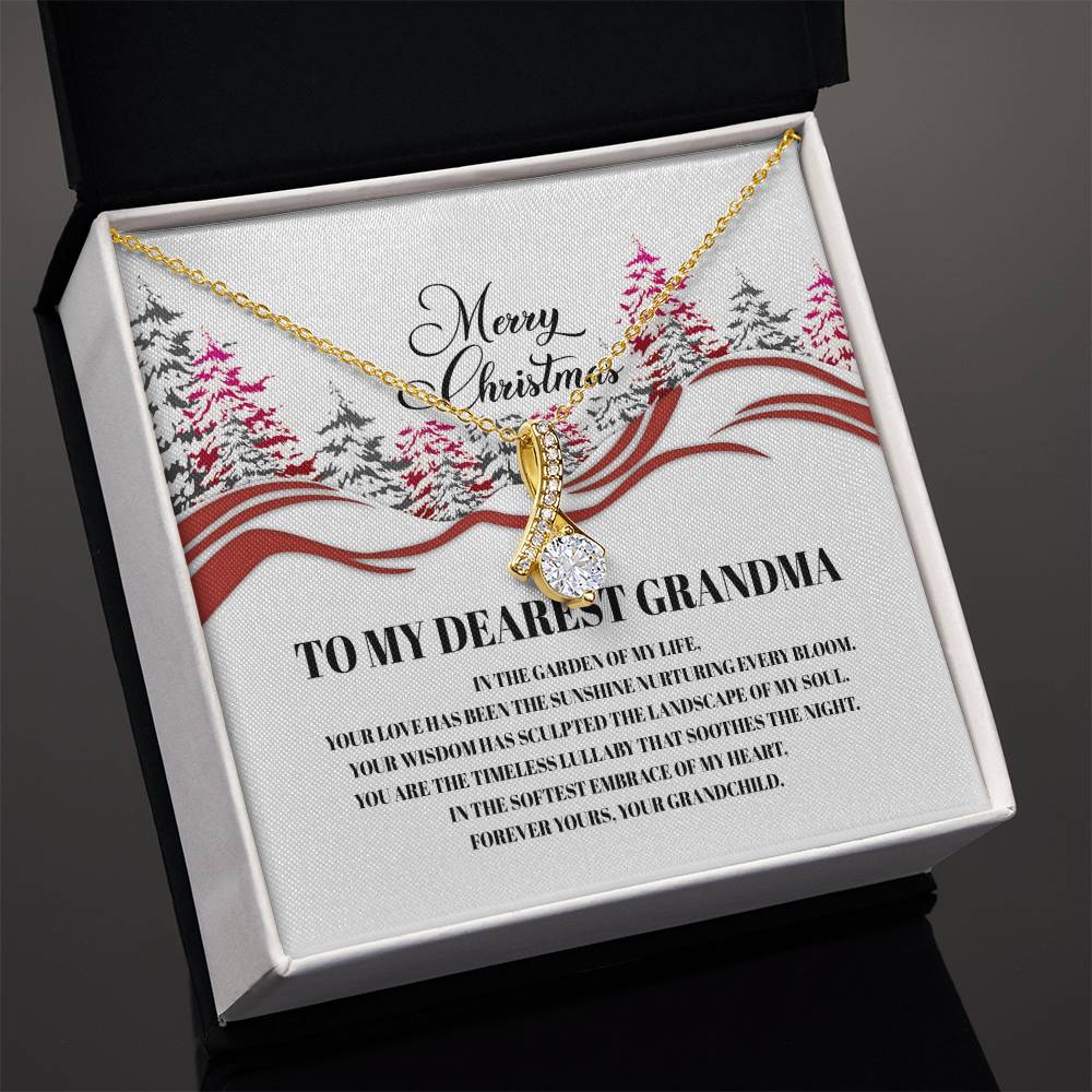 4016b Alluring Beauty Necklace, Gift to my Grandma with Beautiful Message Card