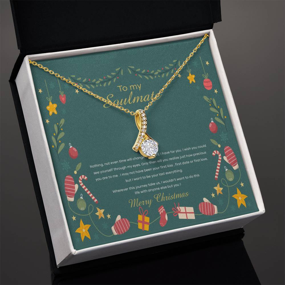 94098 Alluring Beauty Necklace, Gift to my Soulmate with Message Card