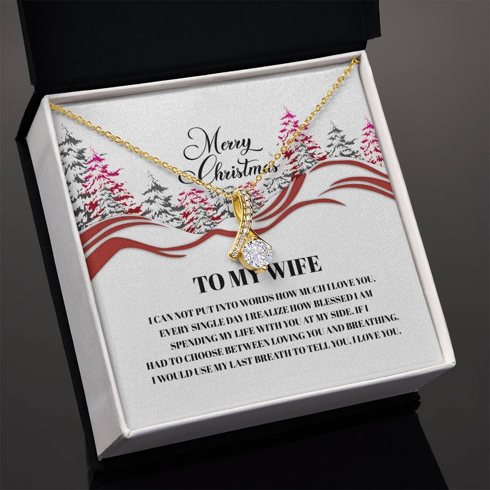 4016a Alluring Beauty Necklace,  Gift to my Wife with very nice Message Card