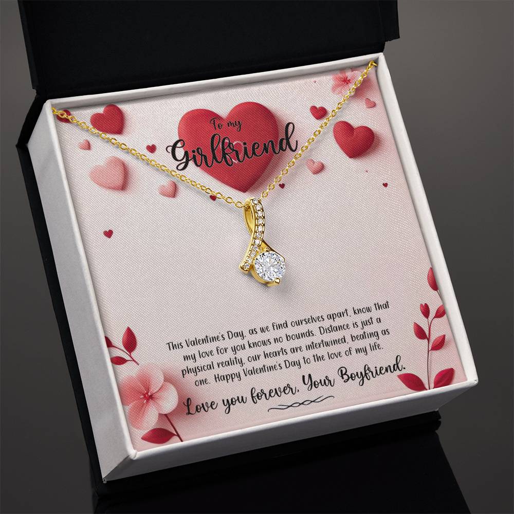 Valentine-st6c Alluring Beauty Necklace, Gift to my Girlfriend with Beautiful Message Card