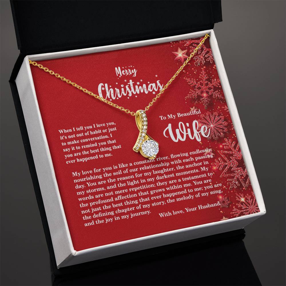4013b Alluring Beauty Necklace,  Gift to my Wife with very nice Message Card