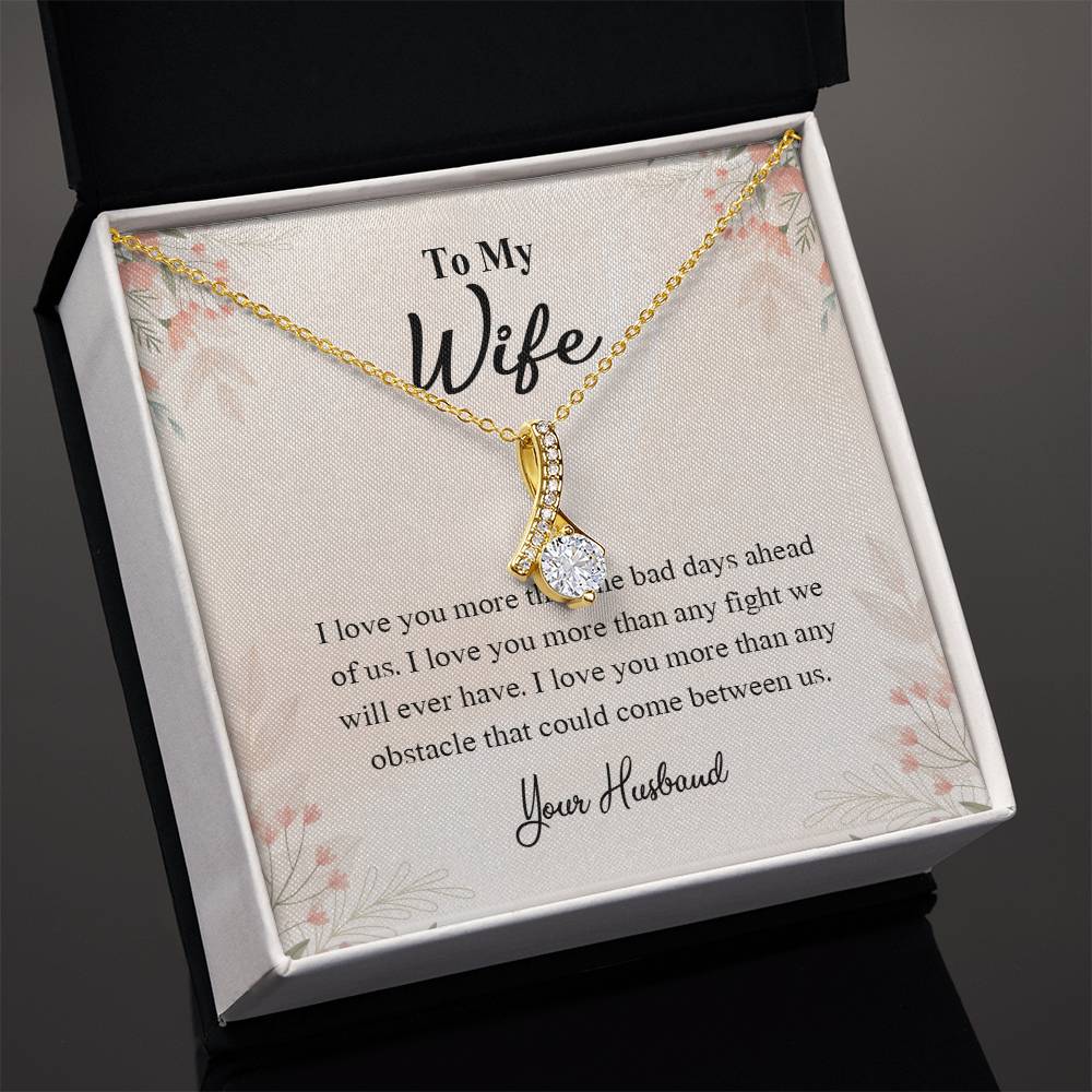 4025a Alluring Beauty Necklace,  Gift to my Wife with very nice Message Card
